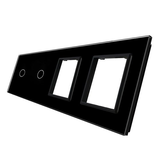 WELAIK čtyřnásobný skleněný panel 1+1+zás+zás - černý..jpg