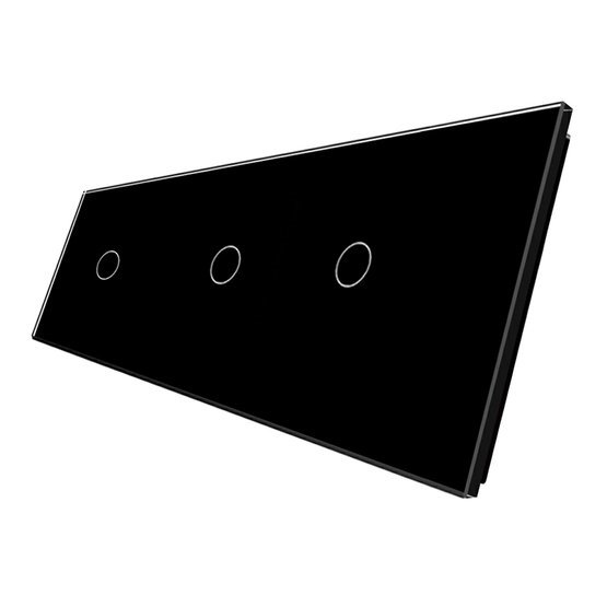 WELAIK trojnásobný skleněný panel 1+1+1- černý..jpg