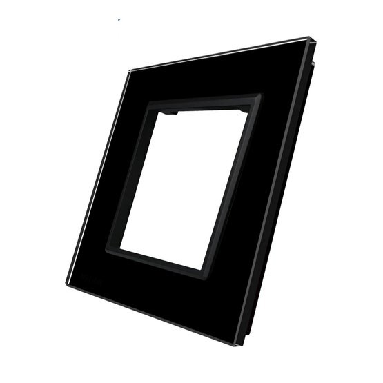 WELAIK rámeček zásuvkový skleněný  - černý.jpg